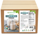 Photo of front and rear label of Cashew Milk Powder - Organic in bulk