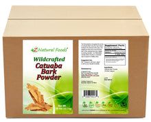 Catuaba Bark Powder front and back label image in bulk
