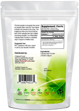 Catuaba Bark Powder back of the bag image 5 lb 