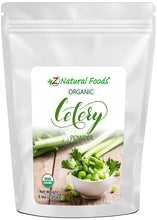 Image of front of 5 lb bag of Celery Powder - Organic