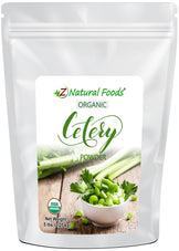 Image of front of 5 lb bag of Celery Powder - Organic