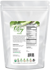 Image of back of 5 lb bag of Celery Powder - Organic