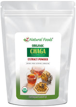 5 lb front of the bag image for Chaga Mushroom Extract Powder - Organic