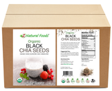 Front and back label image of Chia Seeds - Organic Black Bulk