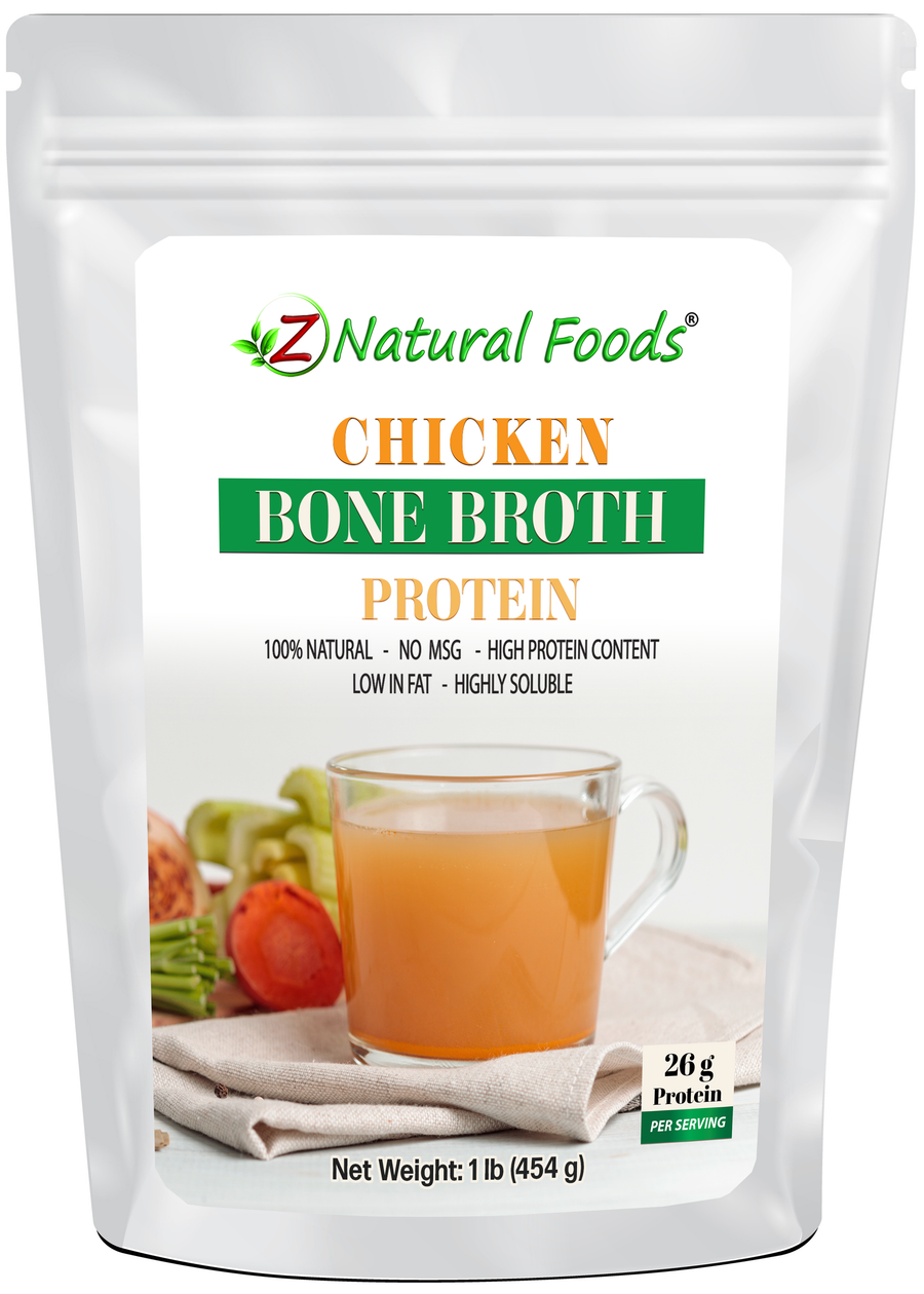 1 lb Chicken Bone Broth Protein front of the bag image