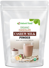 5 lb Chocolate Cashew Milk Powder - Organic front of the bag image