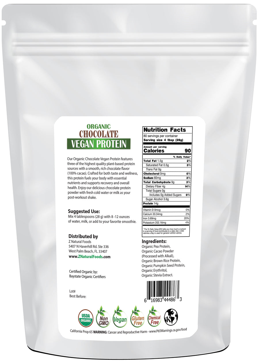 Chocolate Vegan Protein - Organic