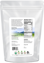 Chocolate Whey Protein Concentrate Organic back of the bag image 5 lb