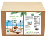 Image of front and back label image of Coconut Flour - Organic in bulk