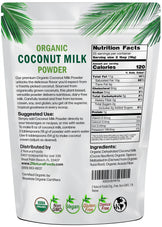 Back of the bag image of Coconut Milk Powder - Organic 1 lb