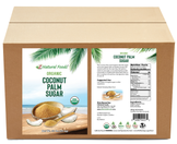 Coconut Palm Sugar - Organic front and back label image for bulk