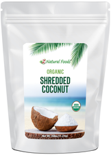 Front bag image of Coconut - Shredded, Raw Organic 25 lb