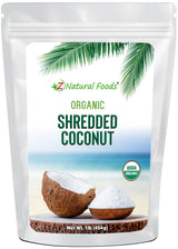 Front bag image of Coconut - Shredded, Raw Organic 1 lb