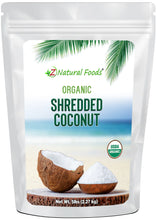 Front bag image of Coconut - Shredded, Raw Organic 5 lb