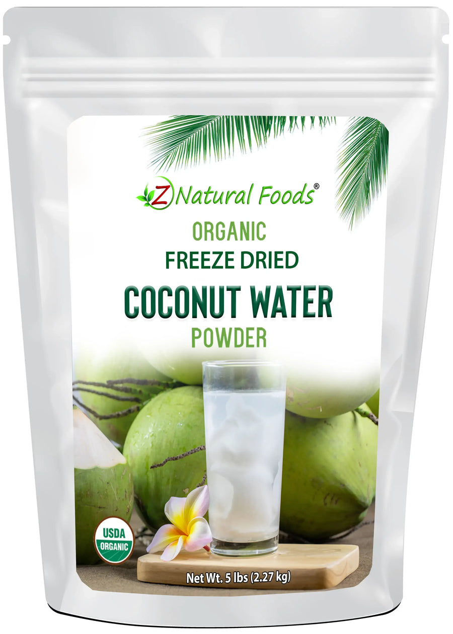 5 lb Coconut Water Powder - Organic Freeze Dried front of bag image