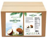 Coconut Water Powder - Organic front and back label image for Bulk