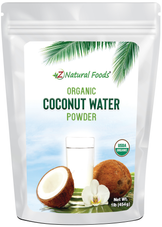 Coconut Water Powder - Organic front of bag image 1 lb