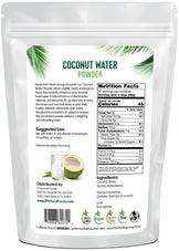 Back of the bag image for Coconut water 1 lb