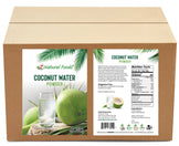 Front and back label image for Coconut water in bulk