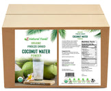 Front and back label image of Coconut Water Powder - Organic Freeze Dried in bulk