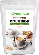 Coffee Creamer Vitality Blend Vanilla front of the bag image 5 lbs