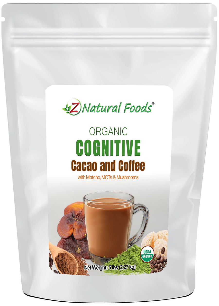 Front bag image for Cognitive Cacao and Coffee 5 lb