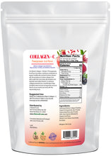 Back of the bag image of Collagen + C Pomegranate Acai Flavor 5 lb