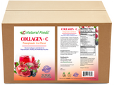 Front and back label image for Collagen + C Pomegranate Acai Flavor Bulk