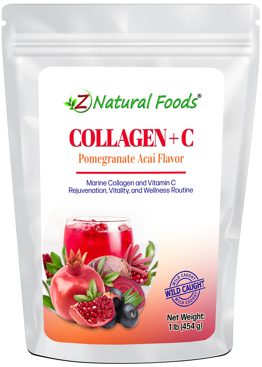 Front of the bag image of Collagen + C Pomegranate Acai Flavor 1 lb