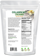Photo of back of 1 lb bag of Collagen Creamer (Vanilla Flavor)