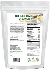 Photo of back of 1 lb bag of Collagen Creamer (Vanilla Flavor)