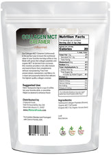 Photo of back of 1 lb bag of Collagen Creamer (Unflavored)