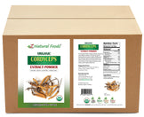 Front and back label image of Cordyceps Extract Powder Organic in bulk