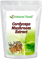 Cordyceps Mushroom Extract Powder front of the bag image 1 lb