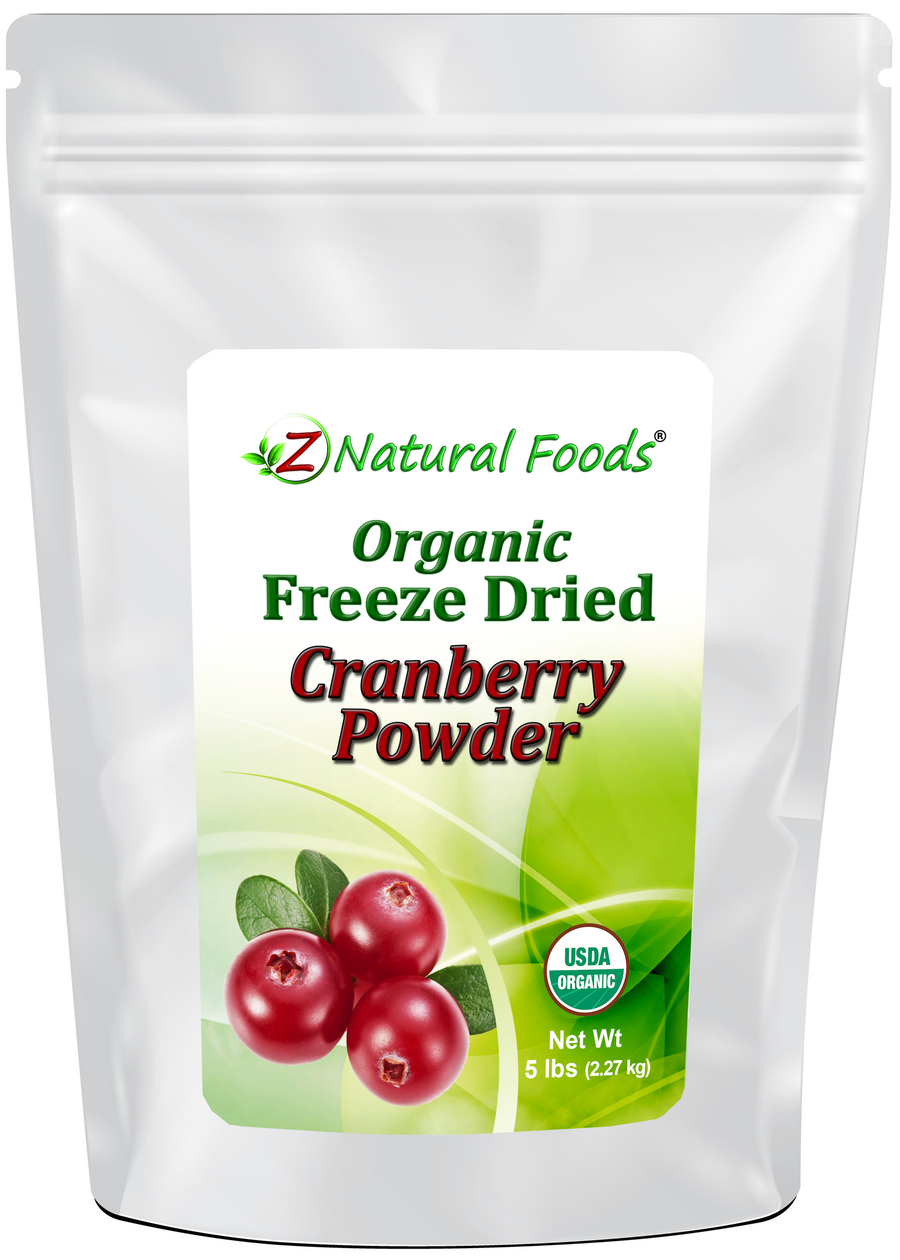 Front bag image of Cranberry Powder - Organic Freeze Dried 5 lb 