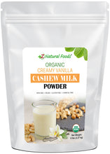 Image of front of 5 lb bag of Creamy Vanilla Cashew Milk Powder - Organic