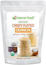 Crispy Puffed Quinoa - Organic front of the bag image 5 lb