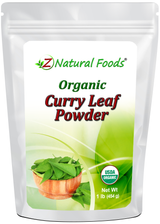 Photo of front of 1 lb bag of Curry Leaf Powder - Organic