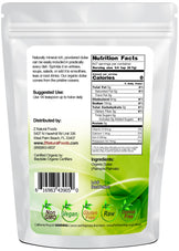Dulse Powder - Organic back of the bag image 1 lb 