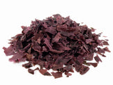 Dulse piled together on white background