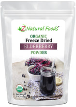 Elderberry Powder - Organic Freeze Dried front of the bag image 1 lb