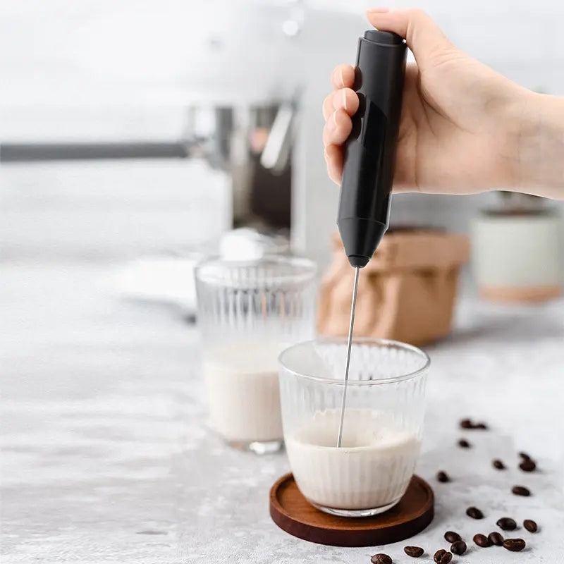 Image of frother mixing milk