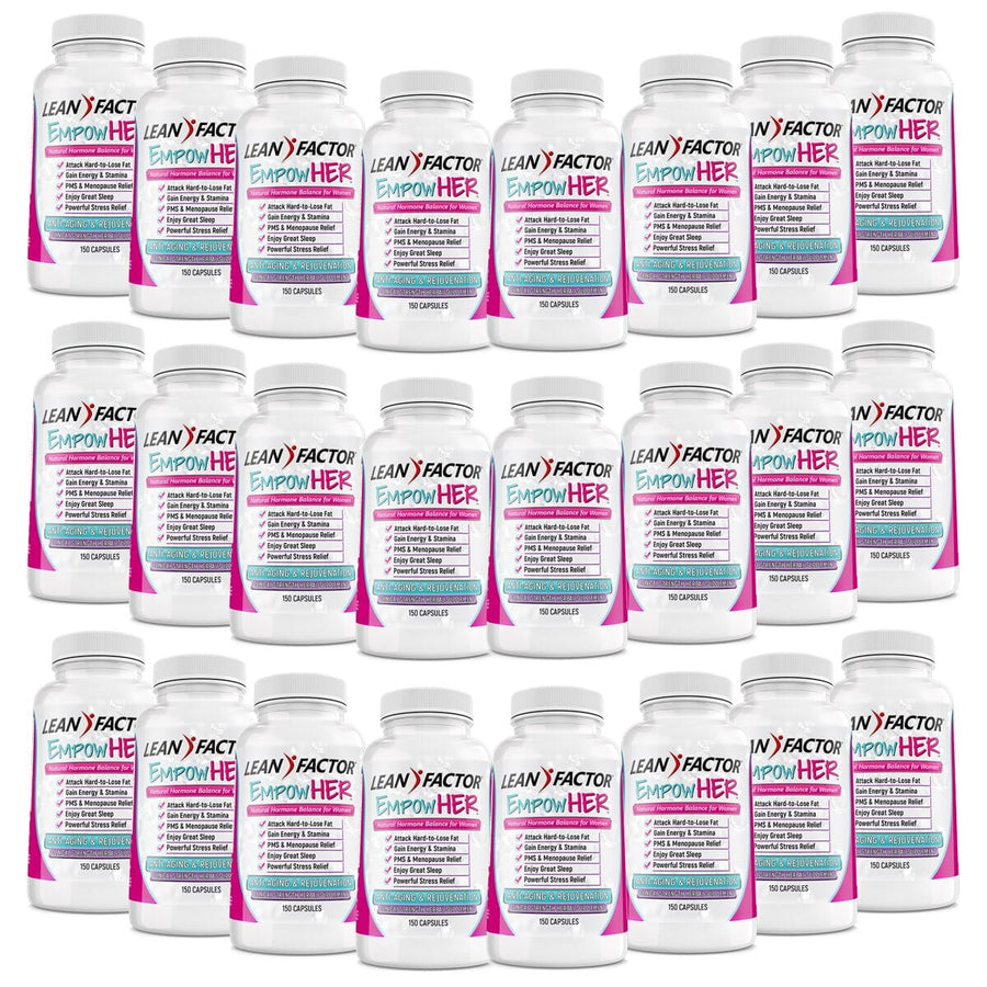 Photo of 24 bottles of EmpowHER - Ultimate Women's Health Formula Tonics Lean Factor - 150 Capsules per bottle