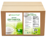 Photo of front and back label image of Erythritol - Organic in bulk