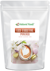 Photo of the front of 3 lb bag of Erythritol Powder