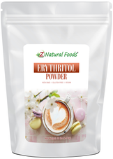 Photo of the front of 10 lb bag of Erythritol Powder