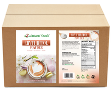 Photo of the front and back label image of Erythritol Powder in bulk