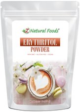 Photo of the front of 1 lb bag of Erythritol Powder