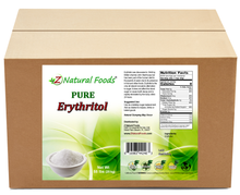 Erythritol front and back label image for bulk