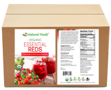 Essential Reds - Organic front and back label image for Bulk
